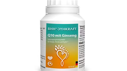 德国原装进口丨德耀BHH 人参Q10活力胶囊